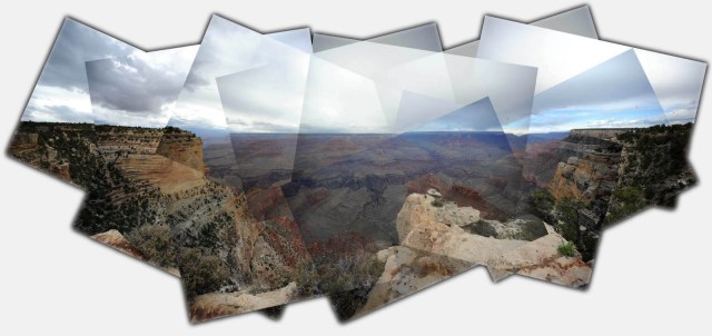 The Grand Canyon, a composite of 19 images