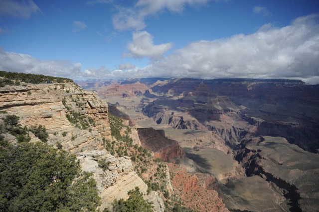 Same view as yesterday, this time no Photoshop trickery needed!