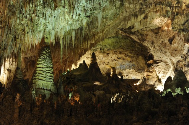 Note the silhouette of the person standing just right of center