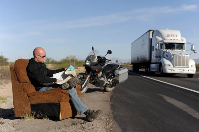 Taking a moment to relax with a good map to answer the question "Where the $@#& are we?!"