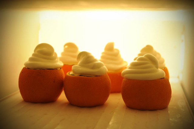 Famous flaming oranges from the Chico Hot Spring cookbook - Pre-ignition