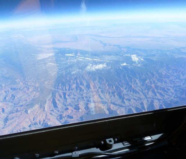 The Grand Canyon from 65,000 ft