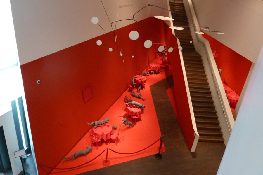 Fox Games by Sandy Skoglund at the DAM