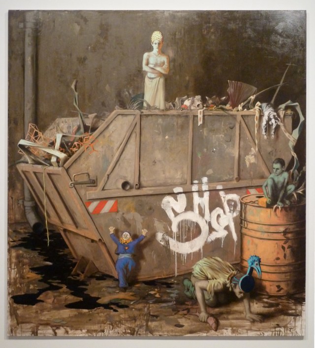 Art at the DAM, somehow reminiscent of the book "The Master and Margarita" by Mikhail Bulgakov I'd just finished