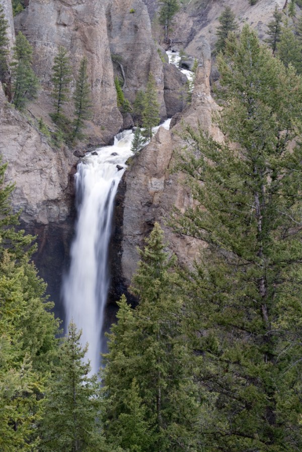 Tower Fall near where we camped in Yellowstone National Park
