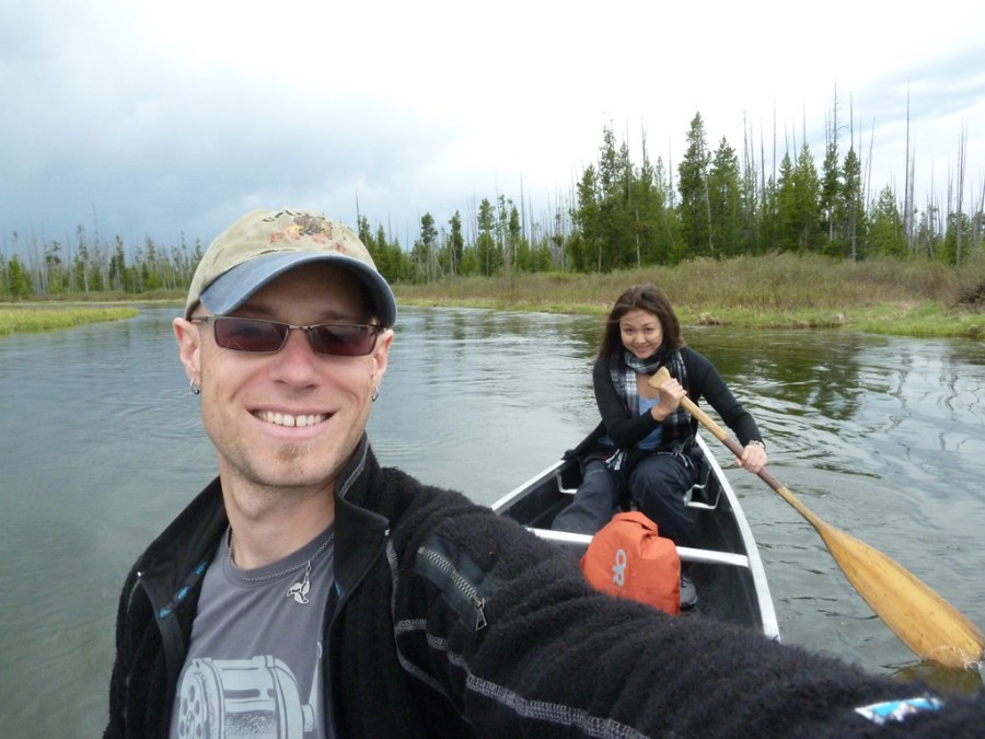 Paddling the Snake River from Big Springs, Idaho back to the cabin