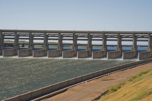 The Fort Peck spillway.