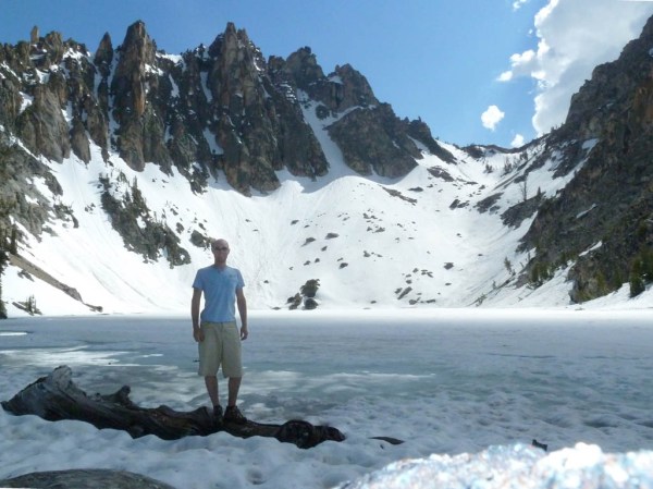 The 4th Bench Lake, still frozen at 8,650'.