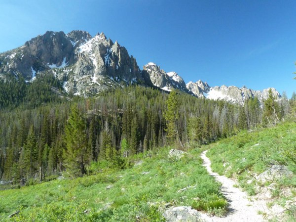 The day's adventure starts with a step onto the trail.