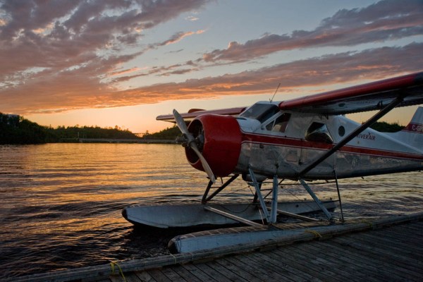 One of the floatplanes operated by Kenora Air Service, ready to take you anywhere on the Lake of the Woods and beyond.