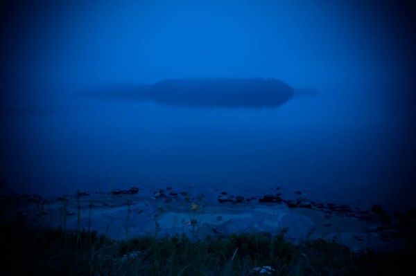One of the many ghost islands of Lake Superior. - 30 second exposure