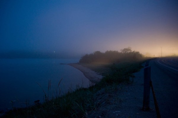 Company in the fog, at least for a moment. - 30 second exposure