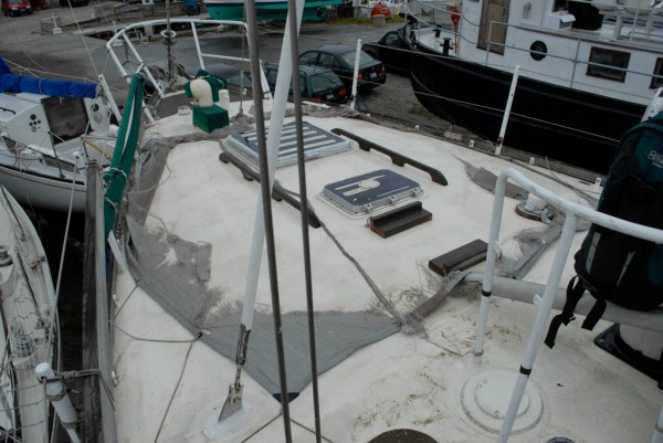 Maine winters are not easy on tarps.