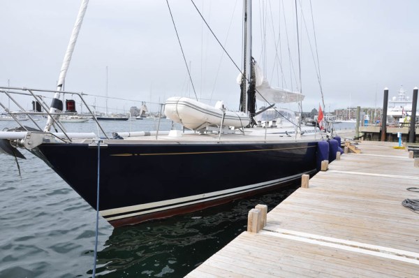 Docked in Newport. (Photo by Dad)