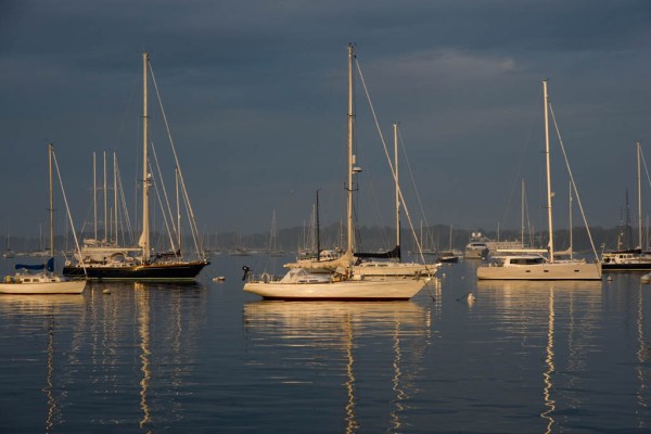 Morning light in Newport before Mom, Dad and I headed back to Rockland by bus.