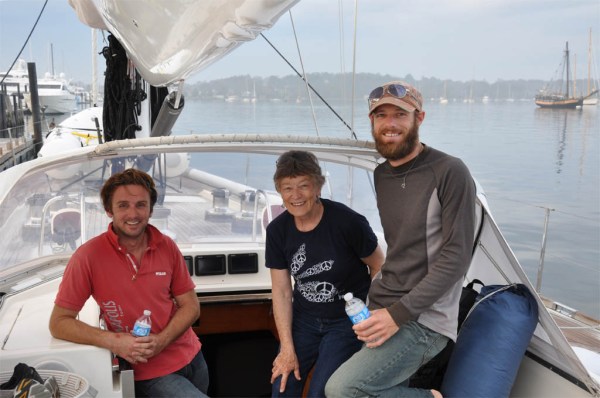 Thanks Nicolas, safe sailing and I'll see you somewhere in the Caribbean! (Photo by Dad)