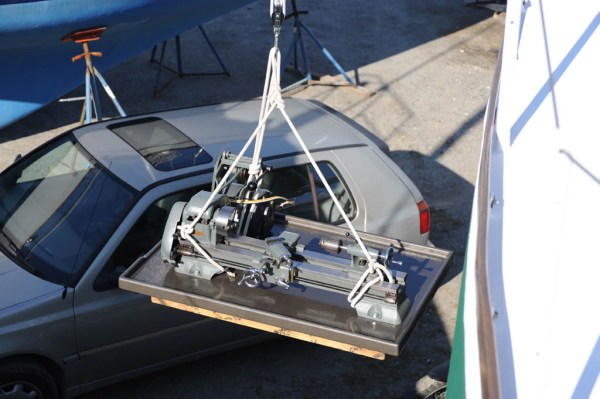 Lifting over 200 pounds is kid's stuff when you've got an entire sailing rig at your disposable.