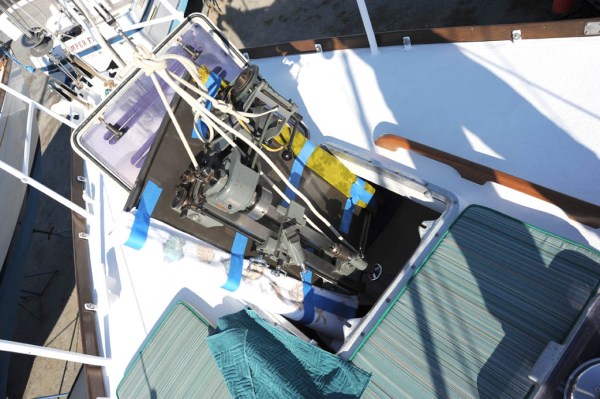 If it's big enough for sails to pass through, it's big enough for a lathe.