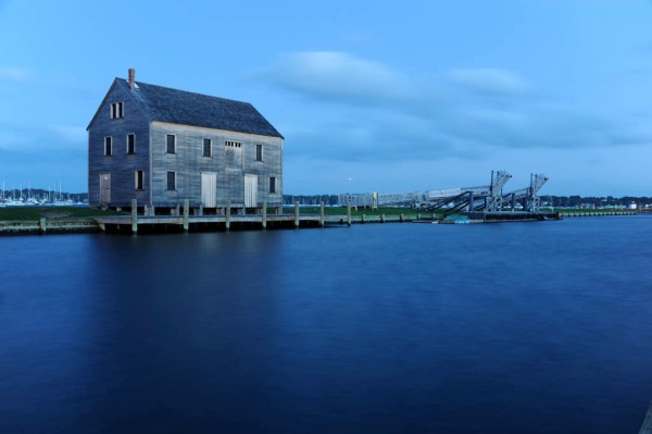A calm twilight on the Salem waterfront.