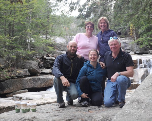 Hiking to Diana's Baths with Aunt Marge, Charles, Taryn, and Kelli the next morning. Five people, five coffees, coincidence? I think not.