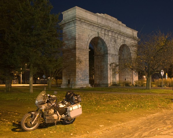 The Perry Memorial Arch in Bridgeport, CT.