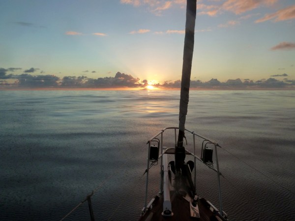 A calm sunrise. A calm sunrise.