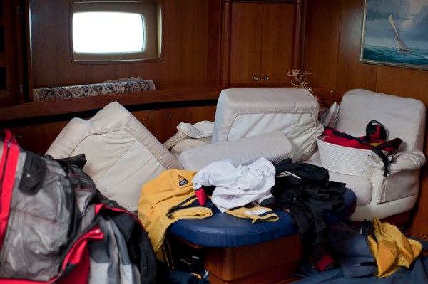 A pillow fort built in an attempt to get some rest after watch. A pillow fort built in an attempt to get some rest after watch.