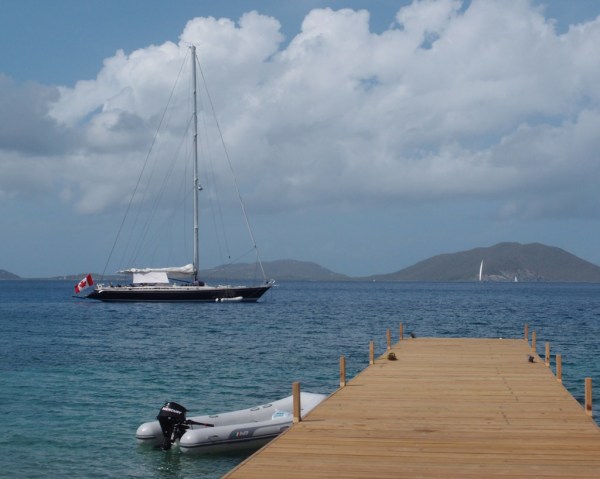 Rendezvous with La Forza and crew on Salt Island. Rendezvous with La Forza and crew on Salt Island.