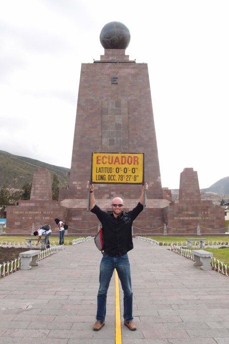 At el Mitad del Mundo! At el Mitad del Mundo!
