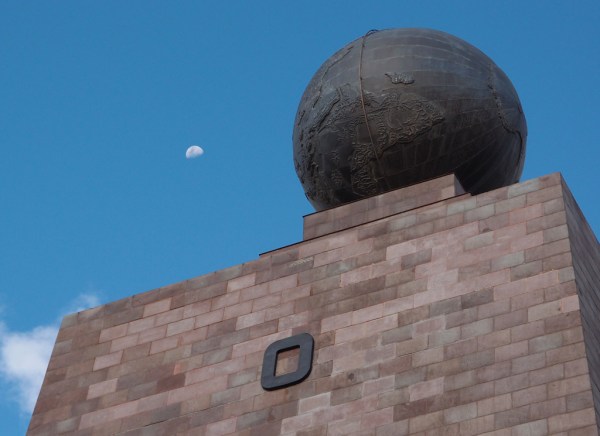 The earth and the moon. The earth and the moon.