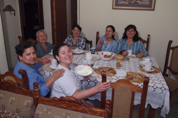 Lucy and her family catching up after nearly a year apart. Lucy and her family catching up after nearly a year apart.