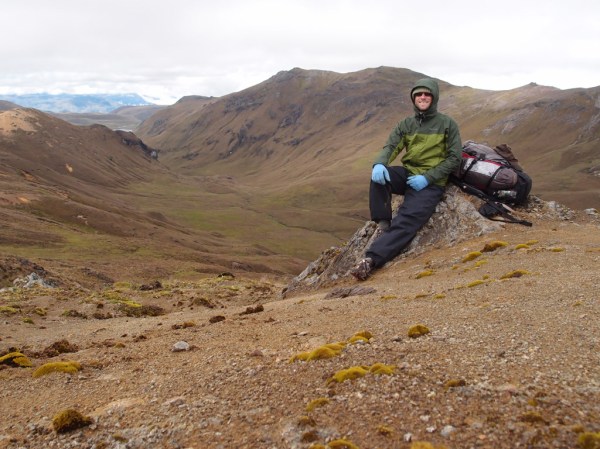 Highpoint for the trip on an unnamed peak at about 14,600ft / 4,450m.