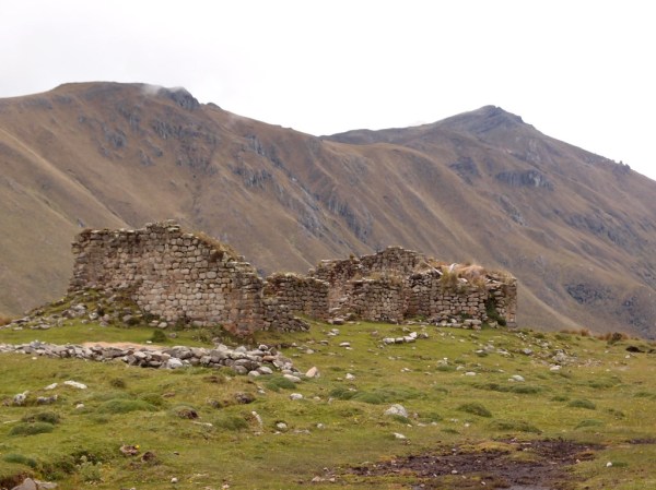 The Incan ruins of Paredones, only accessible by foot via the Inca Trail.