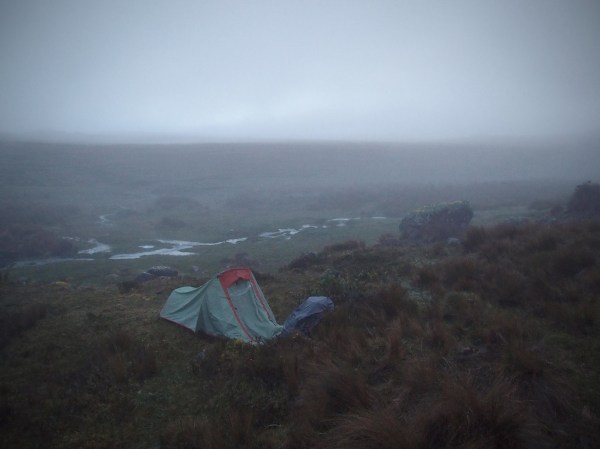 Last night's camp before arriving at Ingapirca.