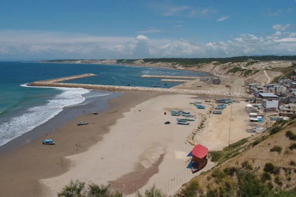 San Mateo and its man-made protected fishing harbor.