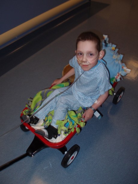 Tayt in his limousine on the way to yet another surgery.