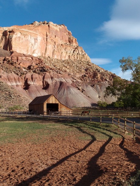Horse stables in the Fruita area.
