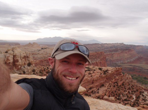 Gaining altitude during a morning trail run.