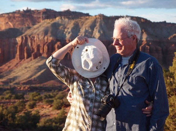 Mom's favorite picture of herself from our trip.