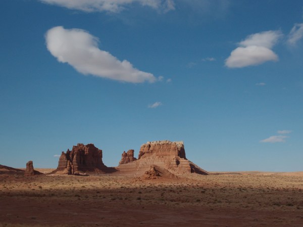 Desert rock formations.