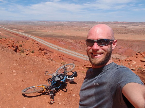 15 more miles to the pizza parlor - hot, thirsty, exhausted, and wishing the drivetrain of my bike hadn't just called it quits. Funny what makes a person happy sometimes!