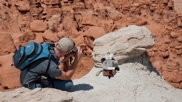 Tristan poses among the Goblins.