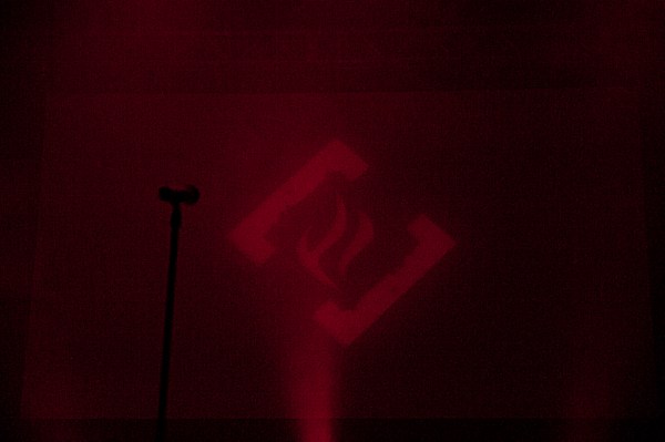 The stage ready for SITD, one of my favorite artists, to begin.