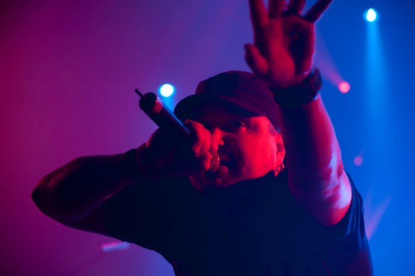 Connecting with the crowd.