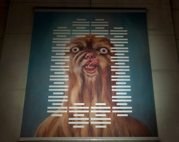 A very scary side of a building.