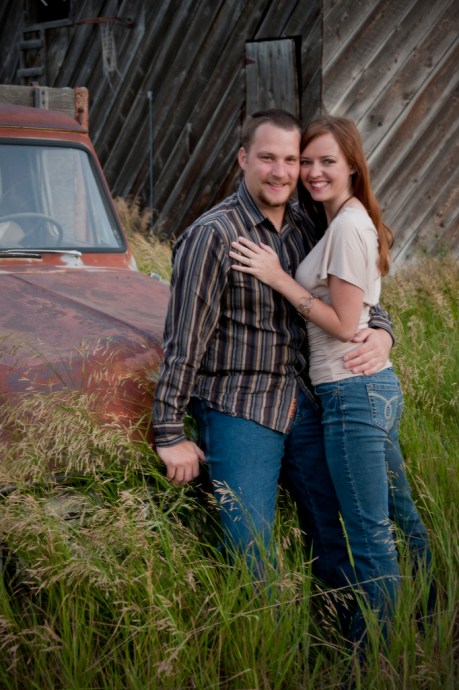A nice rusty truck. Oh yeah, and there's Eric and Sid!