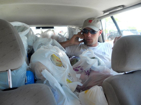 Buried in provisions after the most ridiculous grocery store experience of my life.