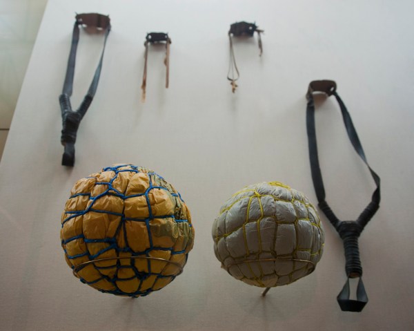 A great exhibit on the resourcefulness of rural youth, including sling shots and soccer balls made from old plastic bags and twine.