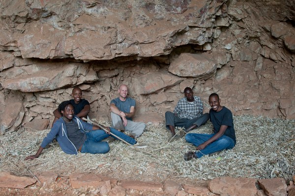 Victor, Ben, me, Joseph, and Brian inside the cave.