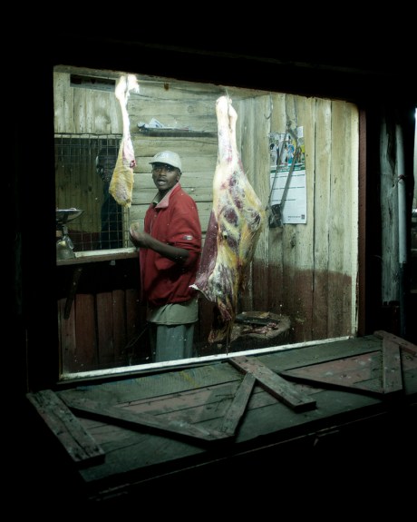 Such a hike can build up quite an appetite. Luckily fresh nyoma choma (roasted goat) wasn't far.